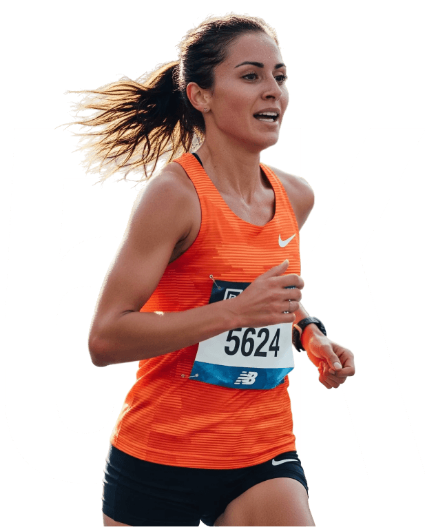 Atleta correndo 5K