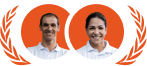 Reinaldo Colucci e Mariana Ohata